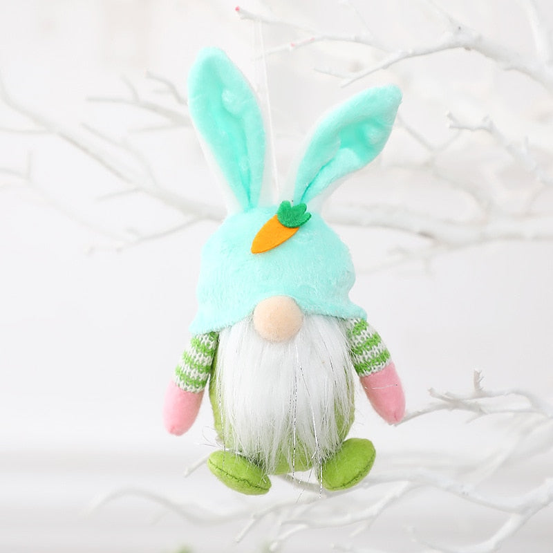 New Easter Faceless Gnome Spring Hanging Bunny Kids Gifts Decor 2023