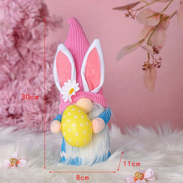 New Easter Faceless Gnome Spring Hanging Bunny Kids Gifts Decor 2023