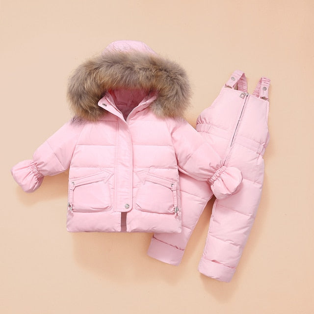 Winter Clothing Set Baby Boy Girl Clothes Warm Jacket Coat