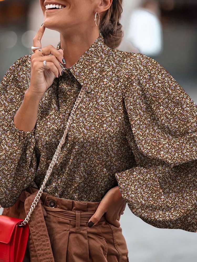 Fashion Tunics Women White Shirts Polka Dot Elegant Blouses