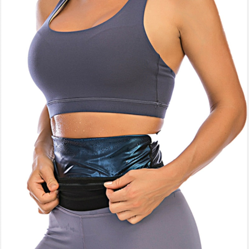 Sauna Waist Trimmer Belly Wrap Workout Sport Sweat Band Shaper