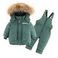 Winter Clothing Set Baby Boy Girl Clothes Warm Jacket Coat