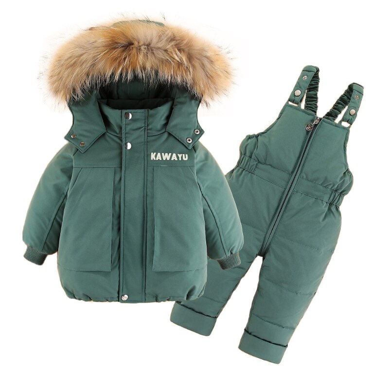 Winter Clothing Set Baby Boy Girl Clothes Warm Jacket Coat