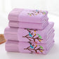 Microfiber Towel Set Luxury Lace Embroidered Bath Towel Gift Set