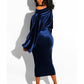 Autumn Elegant One Off Shoulder Long Sleeve