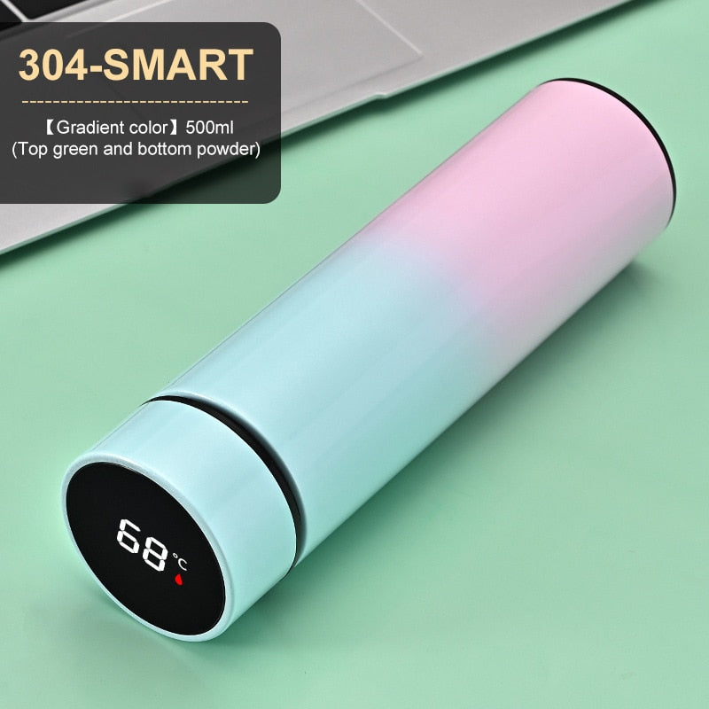Intelligent Stainless Steel Thermos Temperature Display Smart