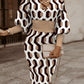 Women's Spring, Autumn and Winter Slim Fit Long Sleeve Dress