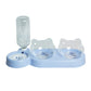 Pet Cat Bowl Automatic Feeder Food Drinking