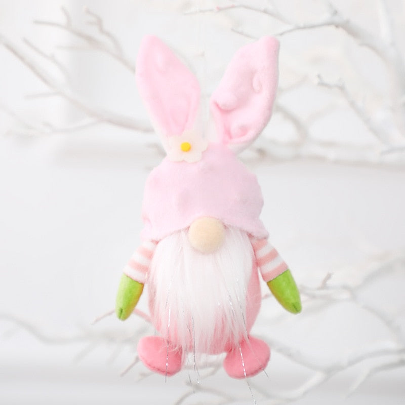 New Easter Faceless Gnome Spring Hanging Bunny Kids Gifts Decor 2023