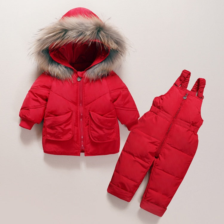 Winter Clothing Set Baby Boy Girl Clothes Warm Jacket Coat