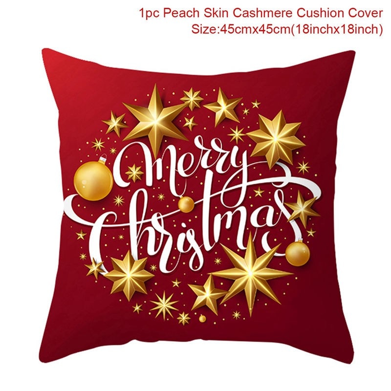 45cm Christmas Cushion Pillow Cover Christmas Decorations