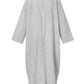 Fashion Cotton Linen Striped Cardigan Loose Large Casual