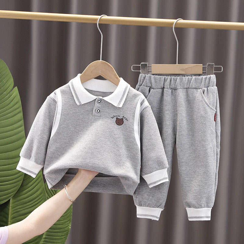 Toddler Kid Boy Clothing Autumn Tracksuit Set