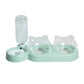 Pet Cat Bowl Automatic Feeder Food Drinking