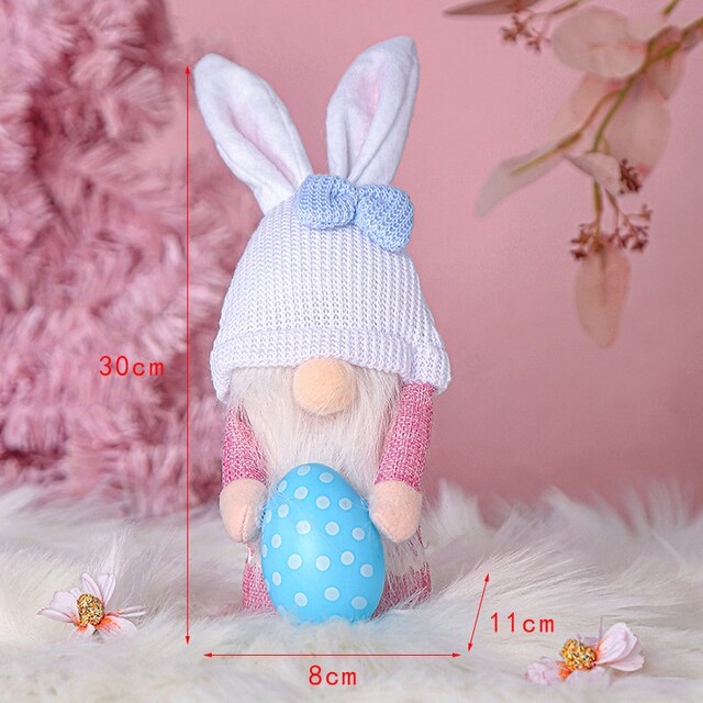 New Easter Faceless Gnome Spring Hanging Bunny Kids Gifts Decor 2023