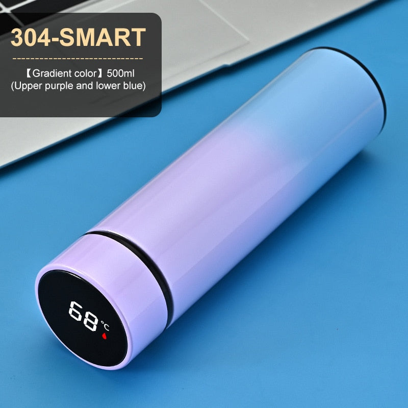 Intelligent Stainless Steel Thermos Temperature Display Smart
