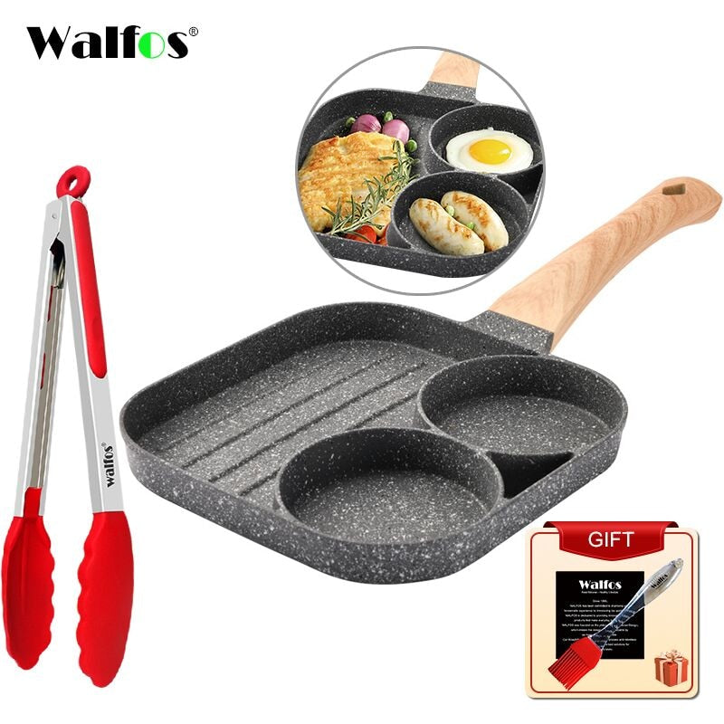 Four-Hole Frying Pot Pan Thickened Omelet Pan Non-Stick Egg