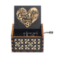New Wooden Hand Crank Music Box Merry Christmas Music Theme