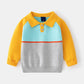 1-8T Toddler Kid Boy Winter Warm Long Sleeve Plaid Sweater
