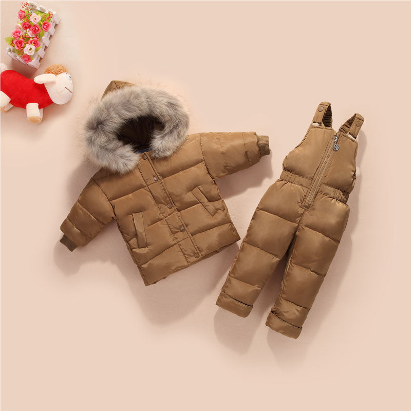 Winter Clothing Set Baby Boy Girl Clothes Warm Jacket Coat