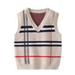 1-8T Toddler Kid Boy Winter Warm Long Sleeve Plaid Sweater