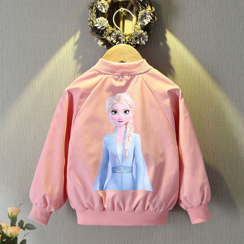 Autumn Girl Cartoon Jacket Minnie Mickey Mouse Frozen