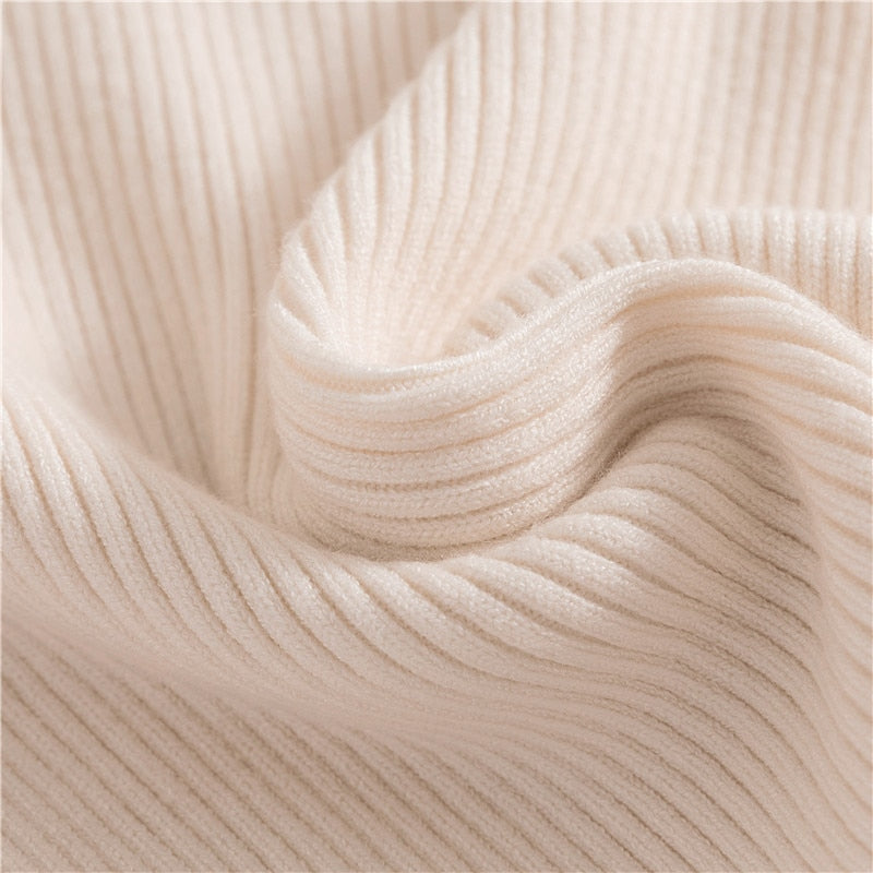 Women Turtleneck Sweaters Casual Soft Cashmere Pullovers Elastic