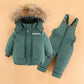 Winter Clothing Set Baby Boy Girl Clothes Warm Jacket Coat