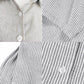 Fashion Cotton Linen Striped Cardigan Loose Large Casual