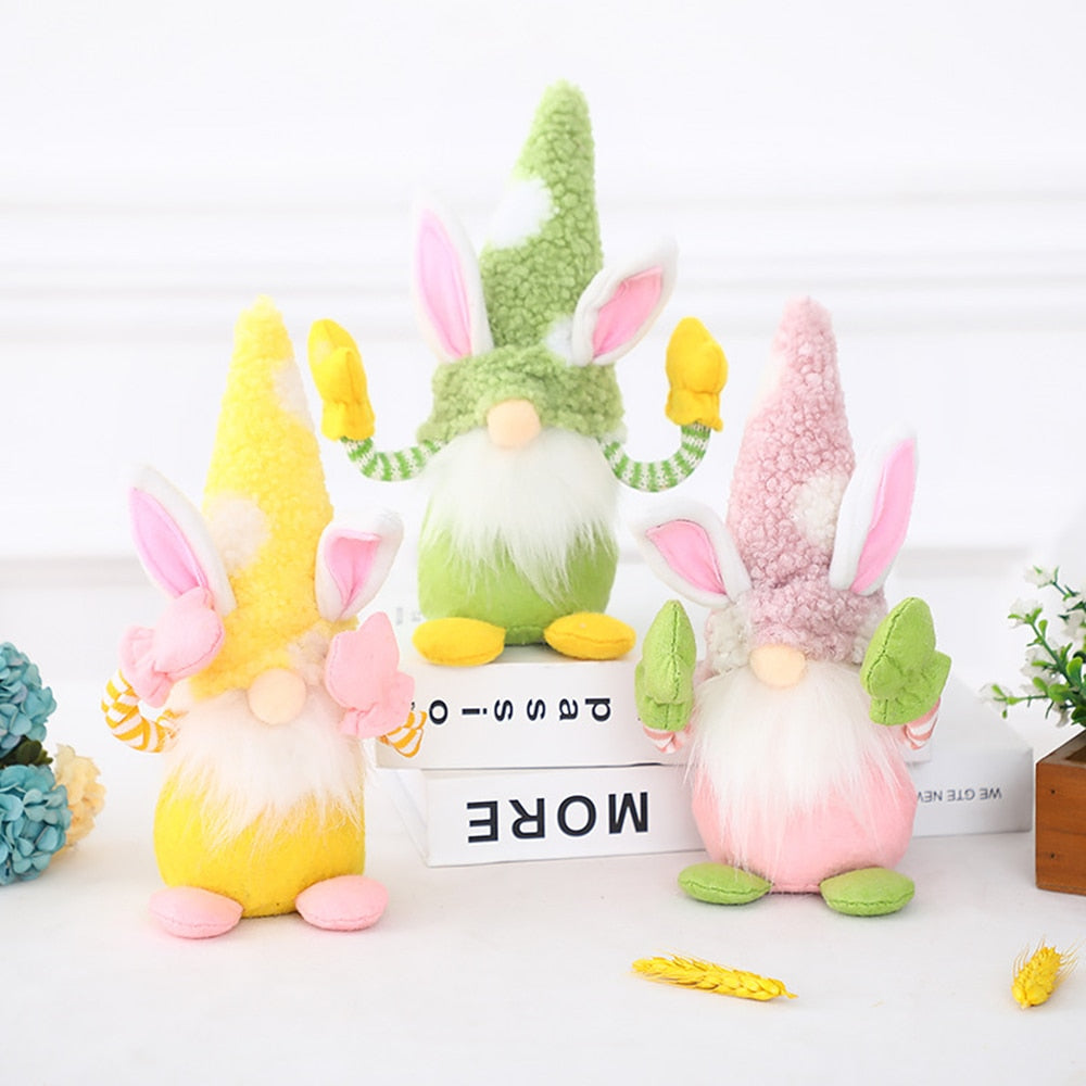 New Easter Faceless Gnome Spring Hanging Bunny Kids Gifts Decor 2023