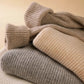Women Turtleneck Sweaters Casual Soft Cashmere Pullovers Elastic