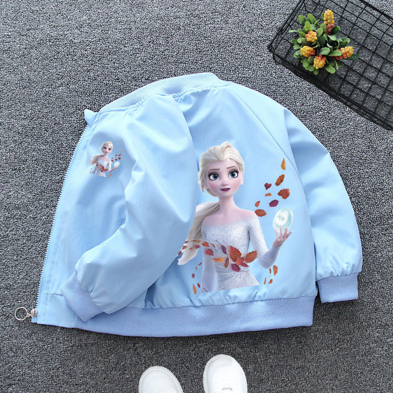 Autumn Girl Cartoon Jacket Minnie Mickey Mouse Frozen