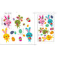 Happy Easter Window Stickers Rabbit Easter Eggs Decorations
