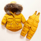 Winter Clothing Set Baby Boy Girl Clothes Warm Jacket Coat