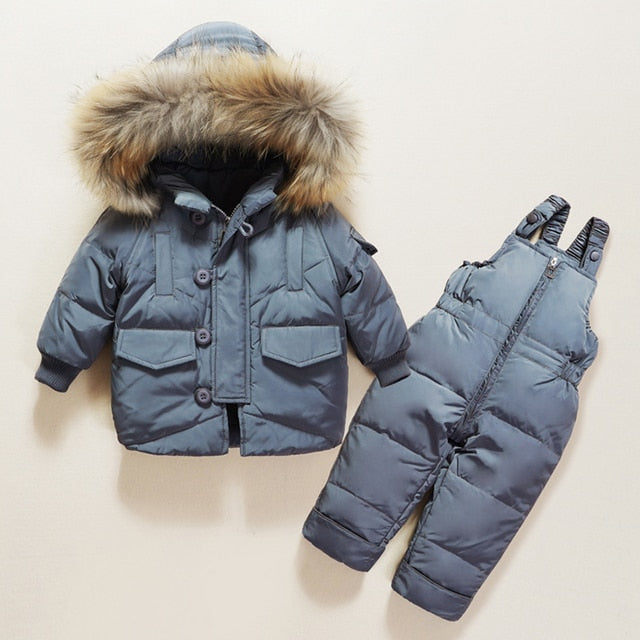 Winter Clothing Set Baby Boy Girl Clothes Warm Jacket Coat