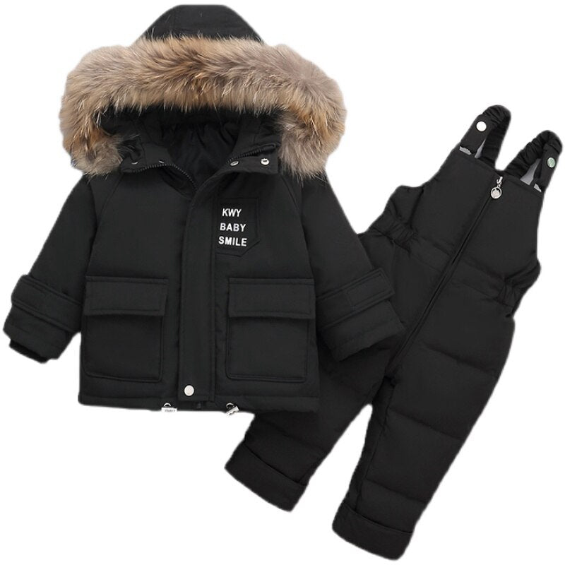 Winter Clothing Set Baby Boy Girl Clothes Warm Jacket Coat