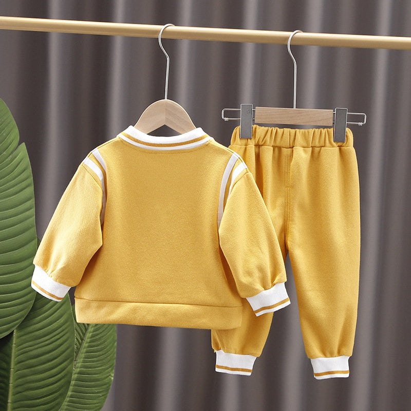 Toddler Kid Boy Clothing Autumn Tracksuit Set