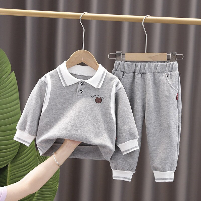 Toddler Kid Boy Clothing Autumn Tracksuit Set