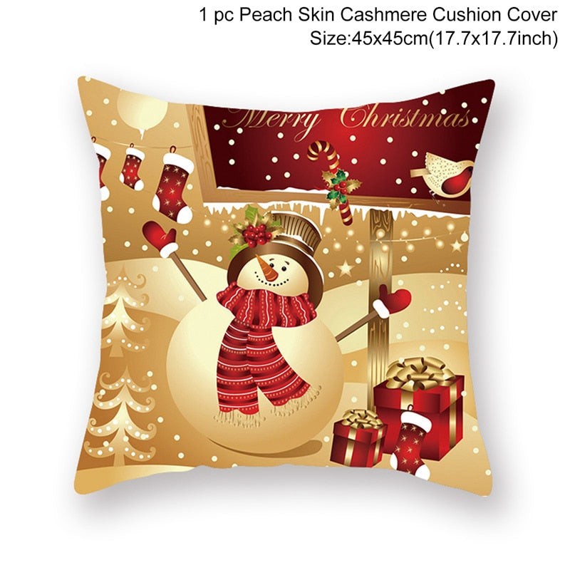 45cm Christmas Cushion Pillow Cover Christmas Decorations