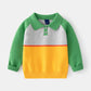 1-8T Toddler Kid Boy Winter Warm Long Sleeve Plaid Sweater