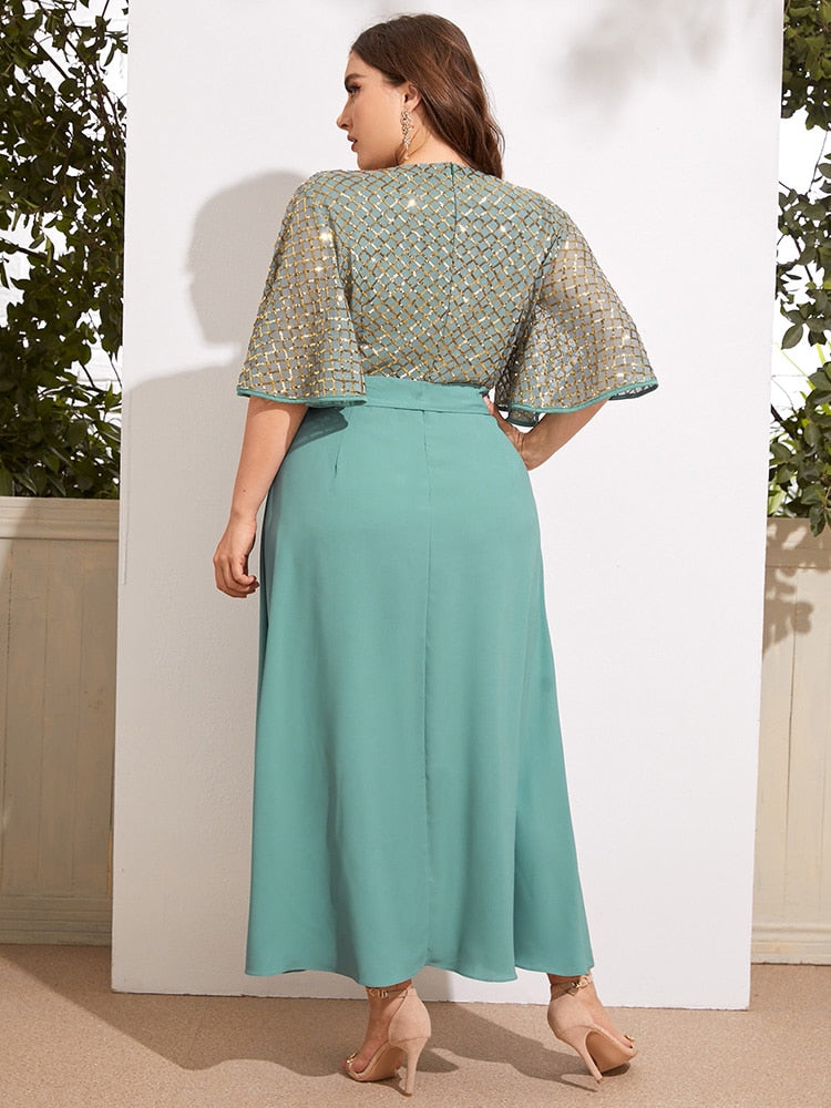 TOLEEN Clearance Price Women Plus Size Large Maxi Dresses 2022 Summer Chic Elegant Long Evening Party Wedding Festival Clothing