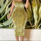 Women Spaghetti Strap Velvet Bodycon Midi Dress Slim Party Dress