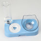 Pet Cat Bowl Automatic Feeder Food Drinking