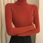 Women Turtleneck Sweaters Casual Soft Cashmere Pullovers Elastic