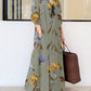 Fashion Cotton Linen Striped Cardigan Loose Large Casual