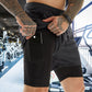 Sport Shorts Men Sportswear Double-deck Running Shorts 2 In 1 Bottoms