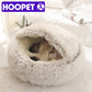 New Style Pet Dog Cat Bed Round Plush Warm Bed House