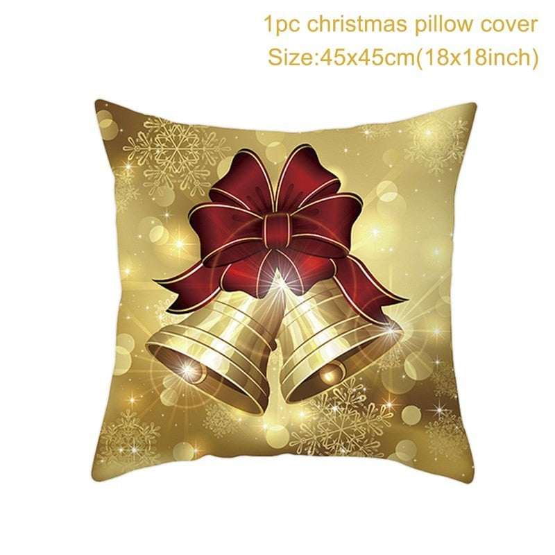 45cm Christmas Cushion Pillow Cover Christmas Decorations