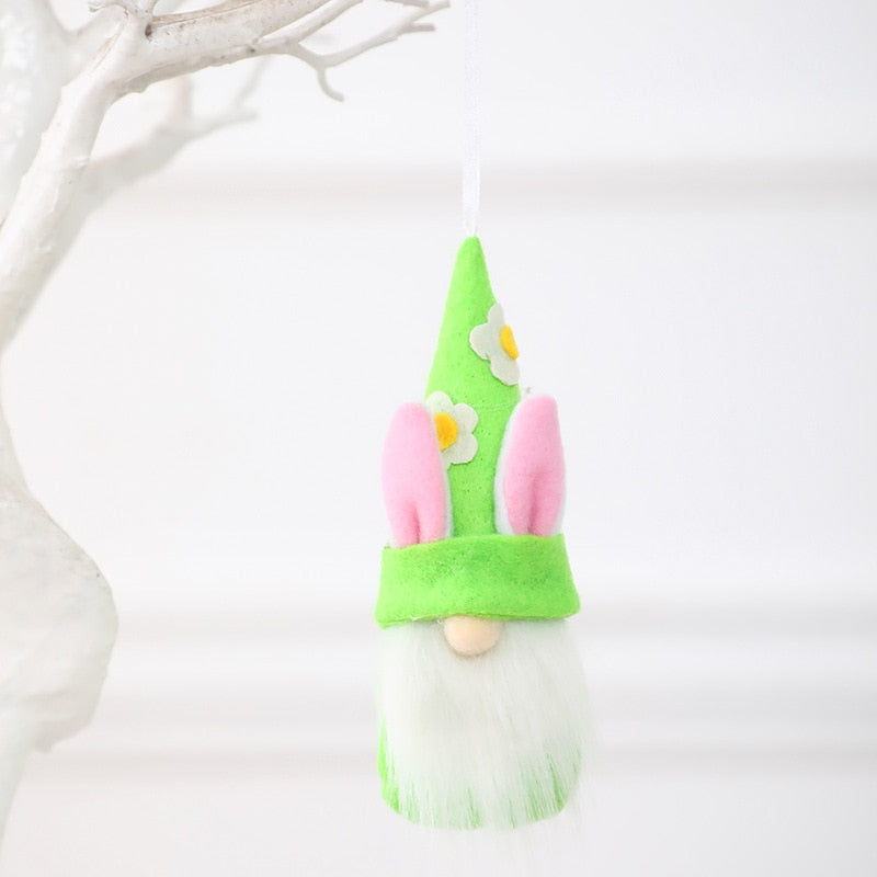 New Easter Faceless Gnome Spring Hanging Bunny Kids Gifts Decor 2023