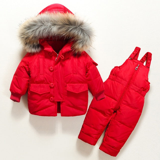 Winter Clothing Set Baby Boy Girl Clothes Warm Jacket Coat